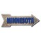 Signmission Minnesota Arrow Decal Funny Home Decor 18in Wide D-A-999743 - alternate 1